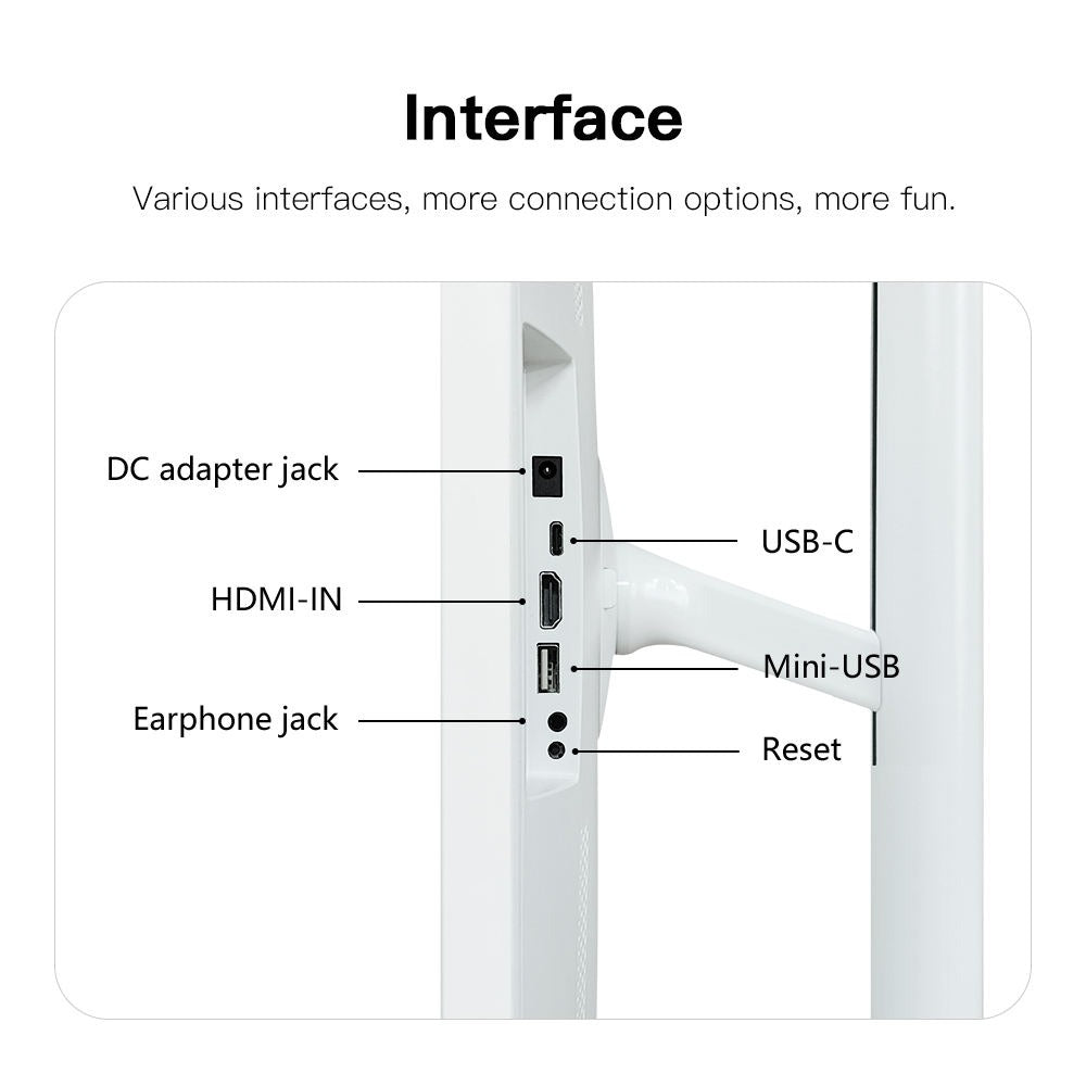 24" Android Touchscreen Portable TV Monitor