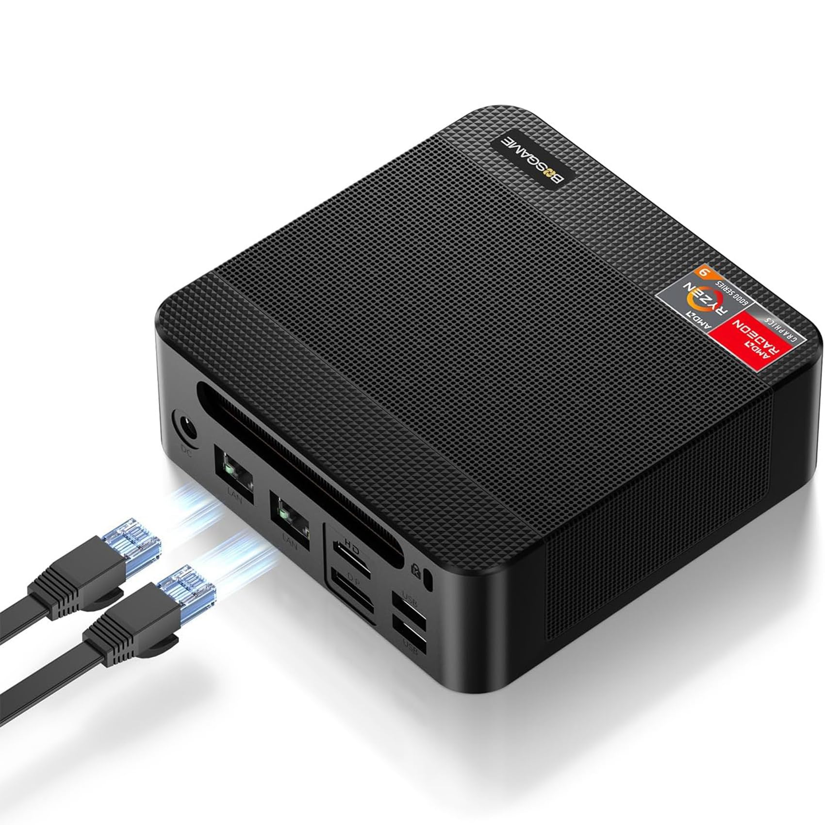 BOSGAME Mini Gaming PC AMD Ryzen 7 5825U Micro PC 32GB DDR4 RAM 1TB SSD Mini Desktop Computer Dual LAN 2.5GbE/4K Triple Display/WiFi6E/BT5.2 for Home/Office/Gamer - CCOOPZ COLLECTIVE