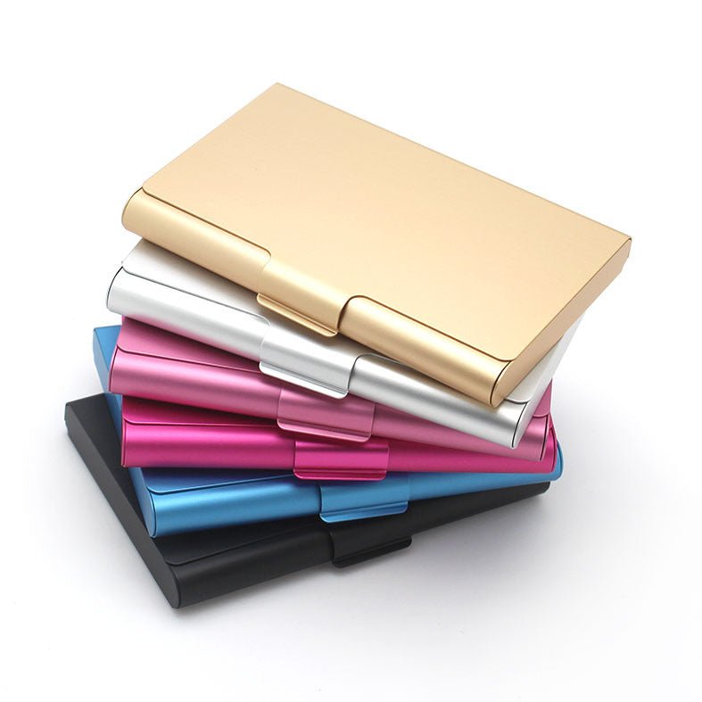 Creative Aluminum Cigarette Case and Card Holder Sleeve - CCOOPZ COLLECTIVE