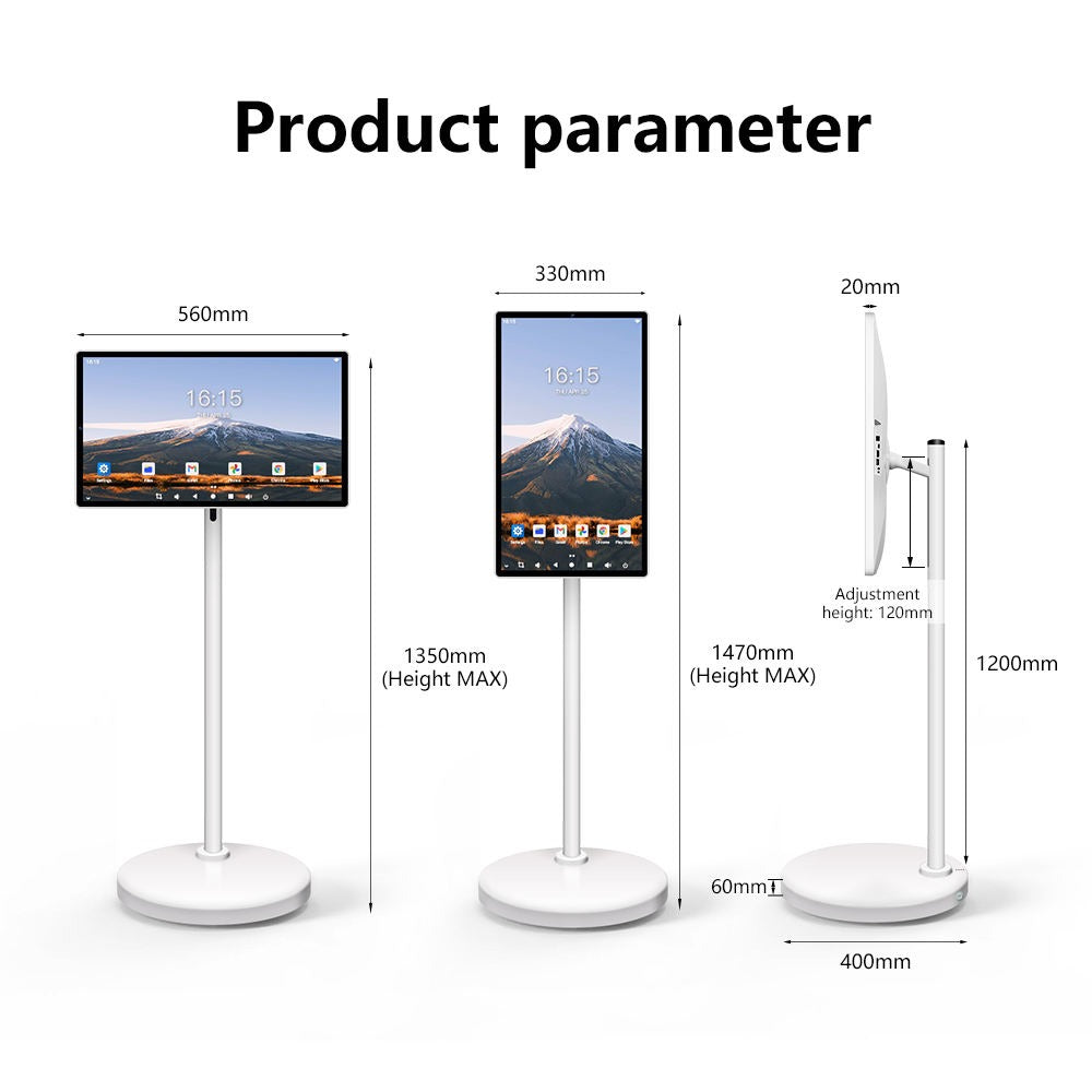 24" Android Touchscreen Portable TV Monitor