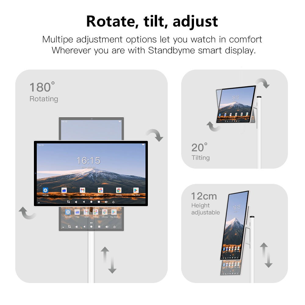 24" Android Touchscreen Portable TV Monitor