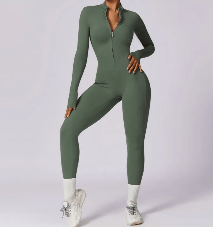Flex Fit Zip Jumpsuit - CCOOPZ COLLECTIVE