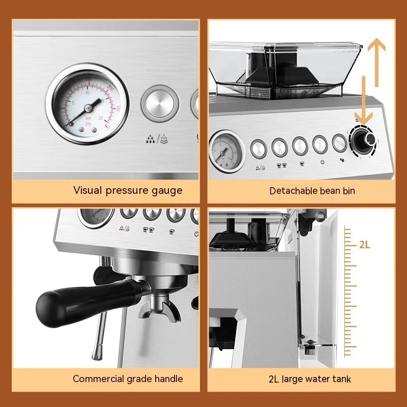 Italian Coffee Machine Fully Automatic Household Freshly Ground Concentrate - CCOOPZ COLLECTIVE