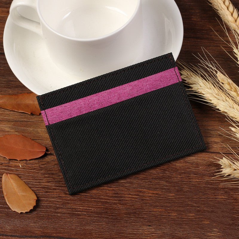 LAXS Canvas Mini Card Holder with NFC Shielding - CCOOPZ COLLECTIVE