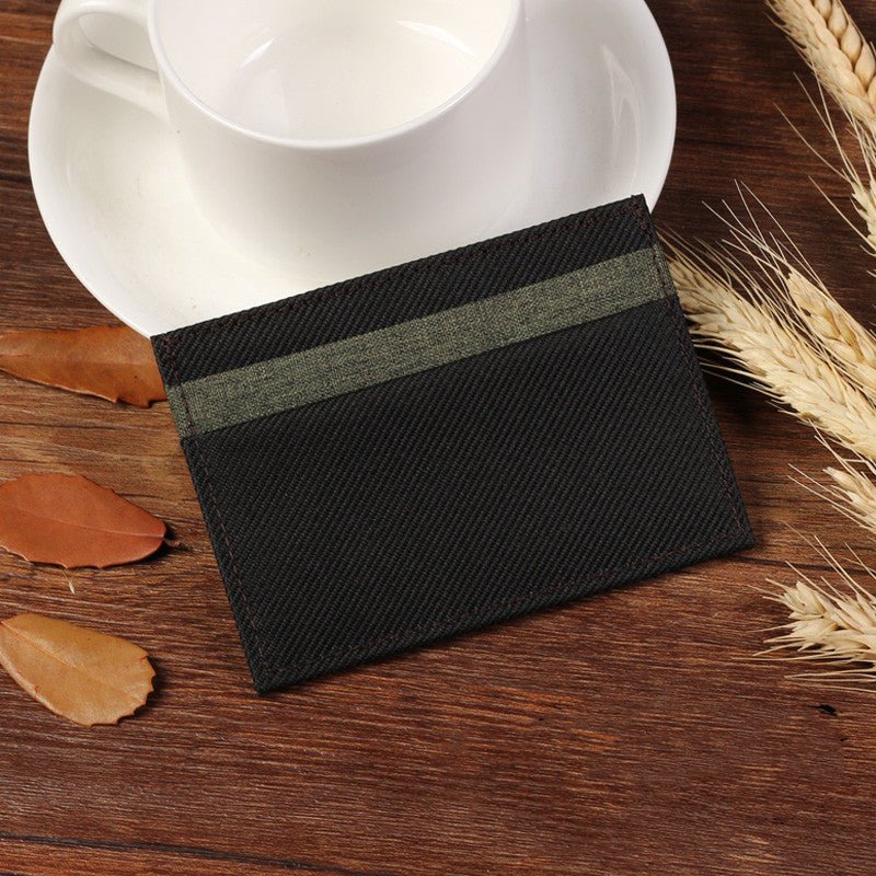 LAXS Canvas Mini Card Holder with NFC Shielding - CCOOPZ COLLECTIVE
