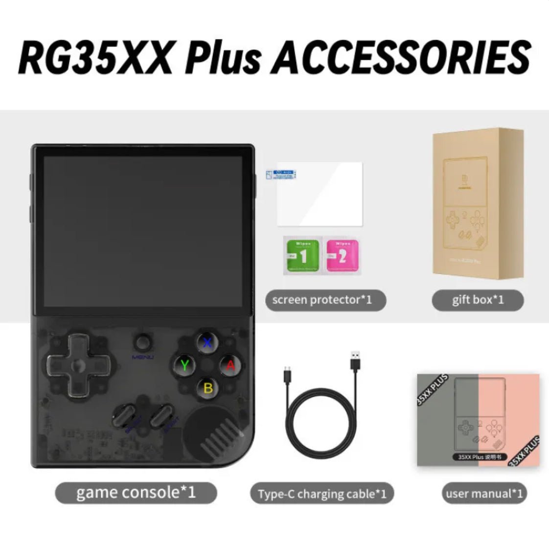 RG35XX PLUS Handheld Game Machine Vertical Retro Handheld Game Machine - CCOOPZ COLLECTIVE