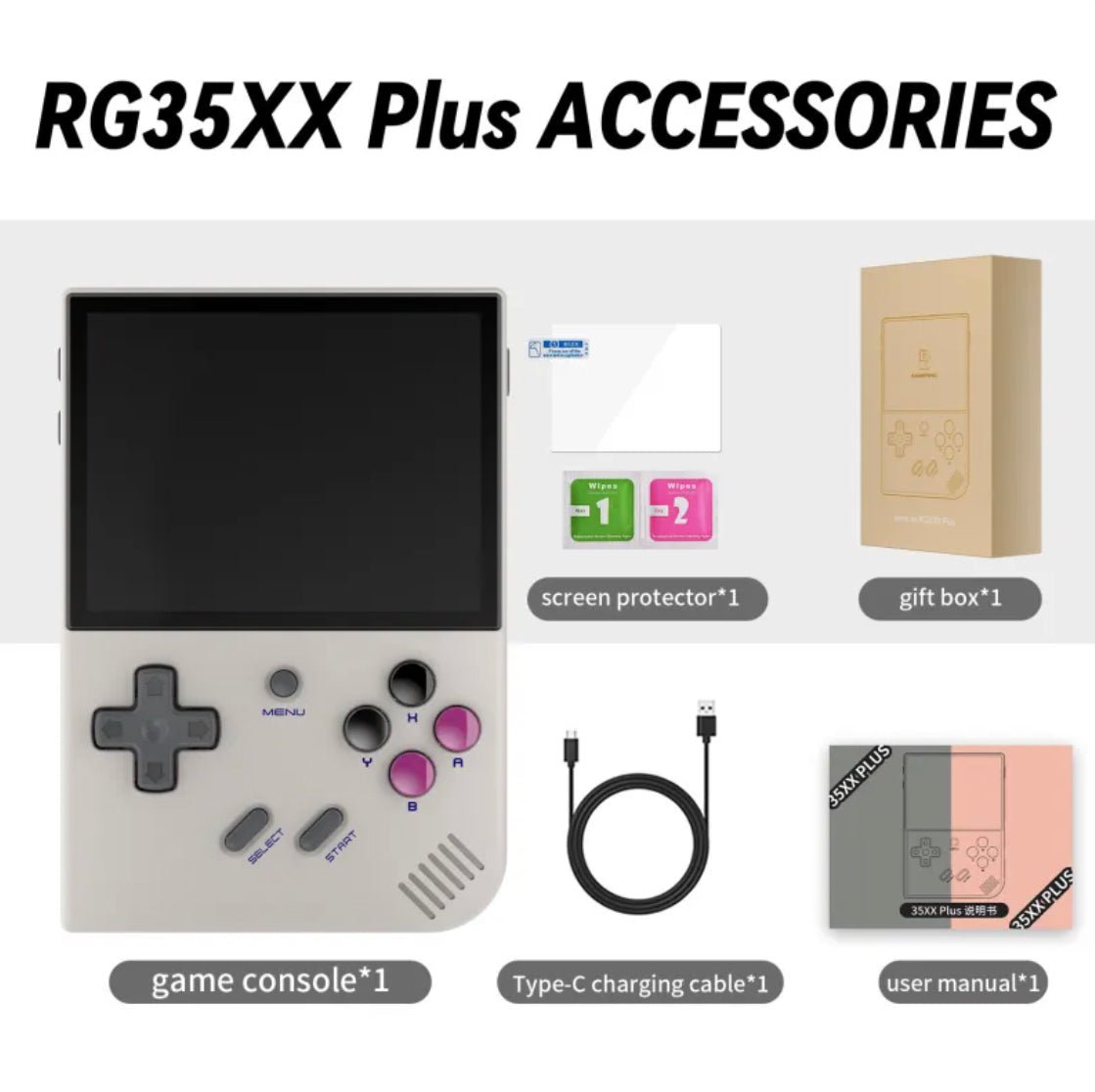 RG35XX PLUS Handheld Game Machine Vertical Retro Handheld Game Machine - CCOOPZ COLLECTIVE