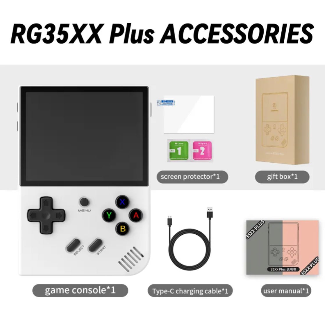 RG35XX PLUS Handheld Game Machine Vertical Retro Handheld Game Machine - CCOOPZ COLLECTIVE