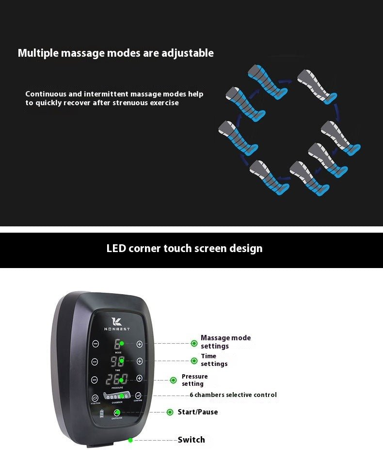 Six-cavity Air Wave Leg Pressure Massager - CCOOPZ COLLECTIVE